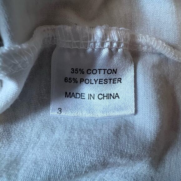 YunJey Yellow Gray White Tri Color Block Stripe Short Sleeve Top Plus 2XL Womens - Picture 8 of 13